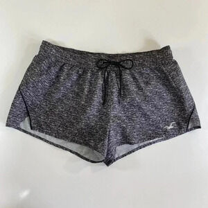 Hollister Athletic Running Workout Shorts Women Size Small Heathered Gray Lined